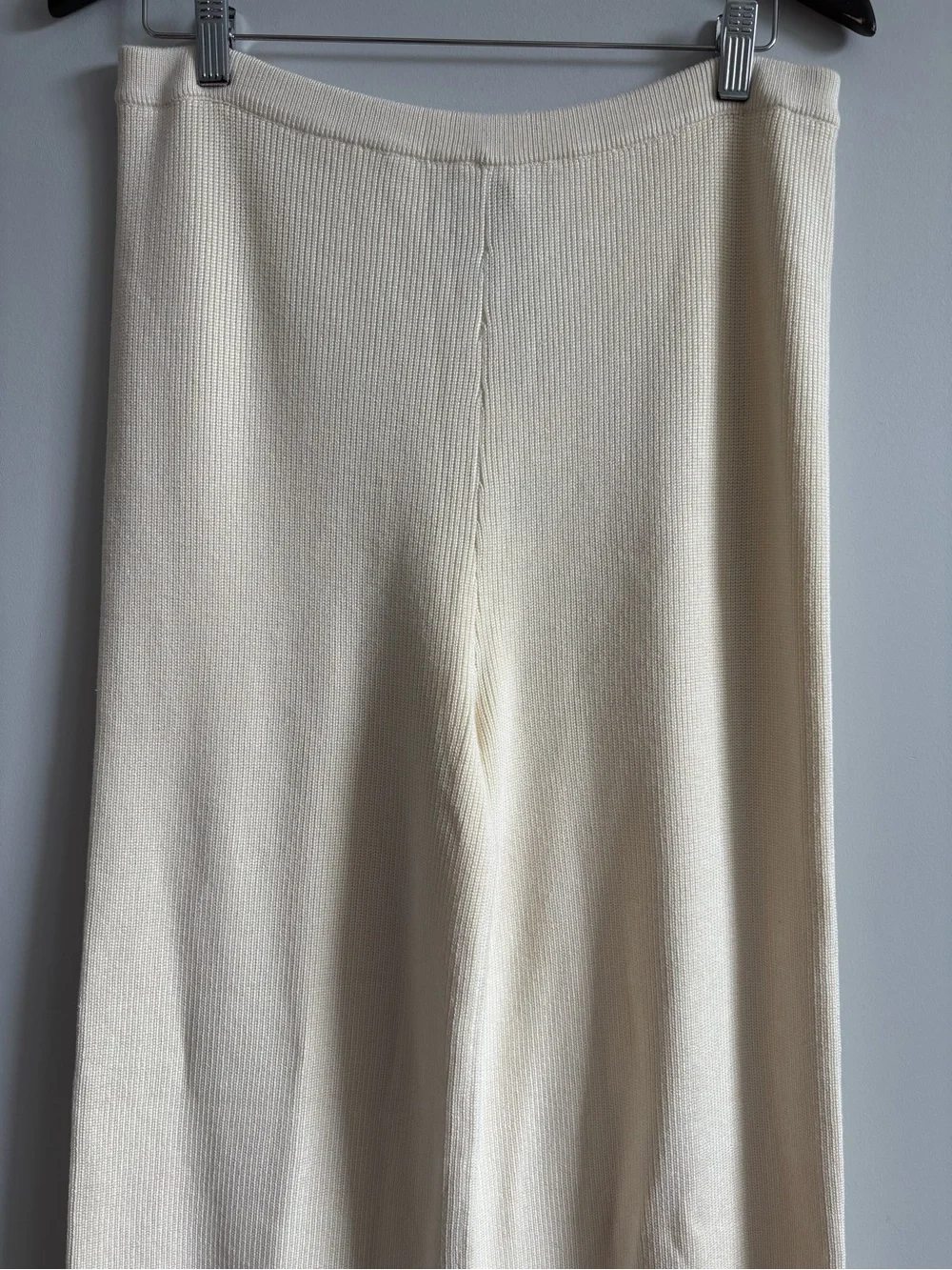 BNWT Brunette The Label Ribbed Knit Pants Cream | Size XL/2XL - Picture 6 of 7